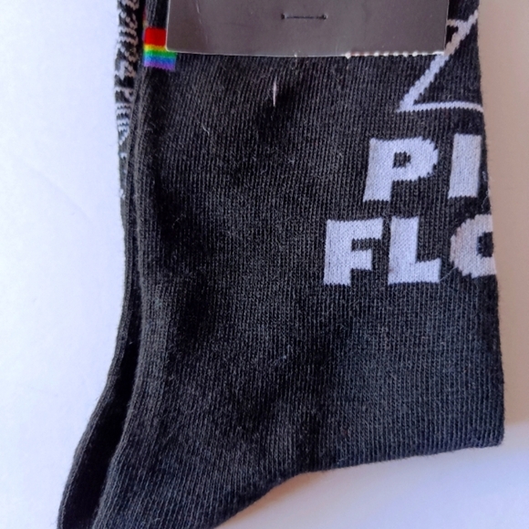 80s Rock Band Socks Women's Size 6-9.5 Black Set Of 2 - Picture 5 of 7
